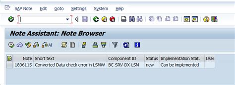 sap note browser.
